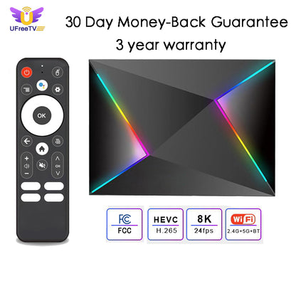 Ufree box R69 plus smart Streaming Box for tv  8K/4k HDR-Android 14.0