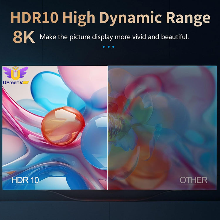 Ufree box R69 plus smart Streaming Box for tv  8K/4k HDR-Android 14.0