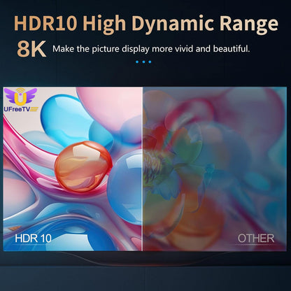 Ufree box R69 plus smart Streaming Box for tv  8K/4k HDR-Android 14.0